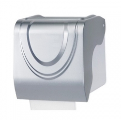 Toilet 1-Roll Dispenser (Silver)